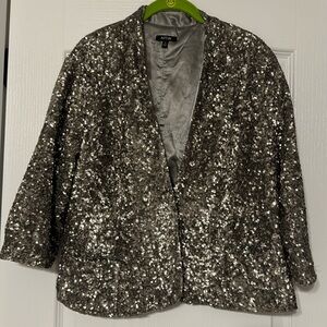 Used Apt 9 sequined 3/4 sleeved jacket